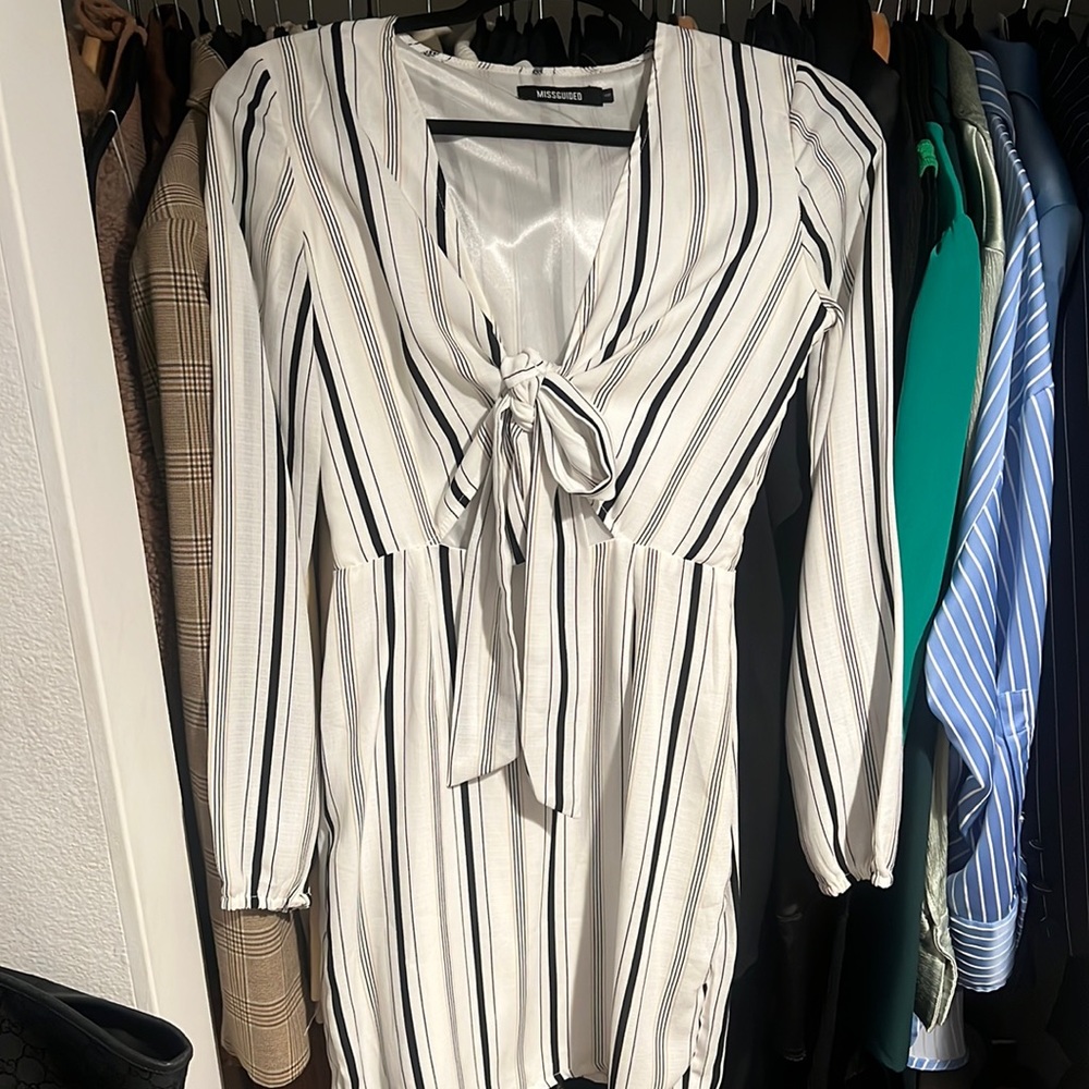 Mini stripped dress